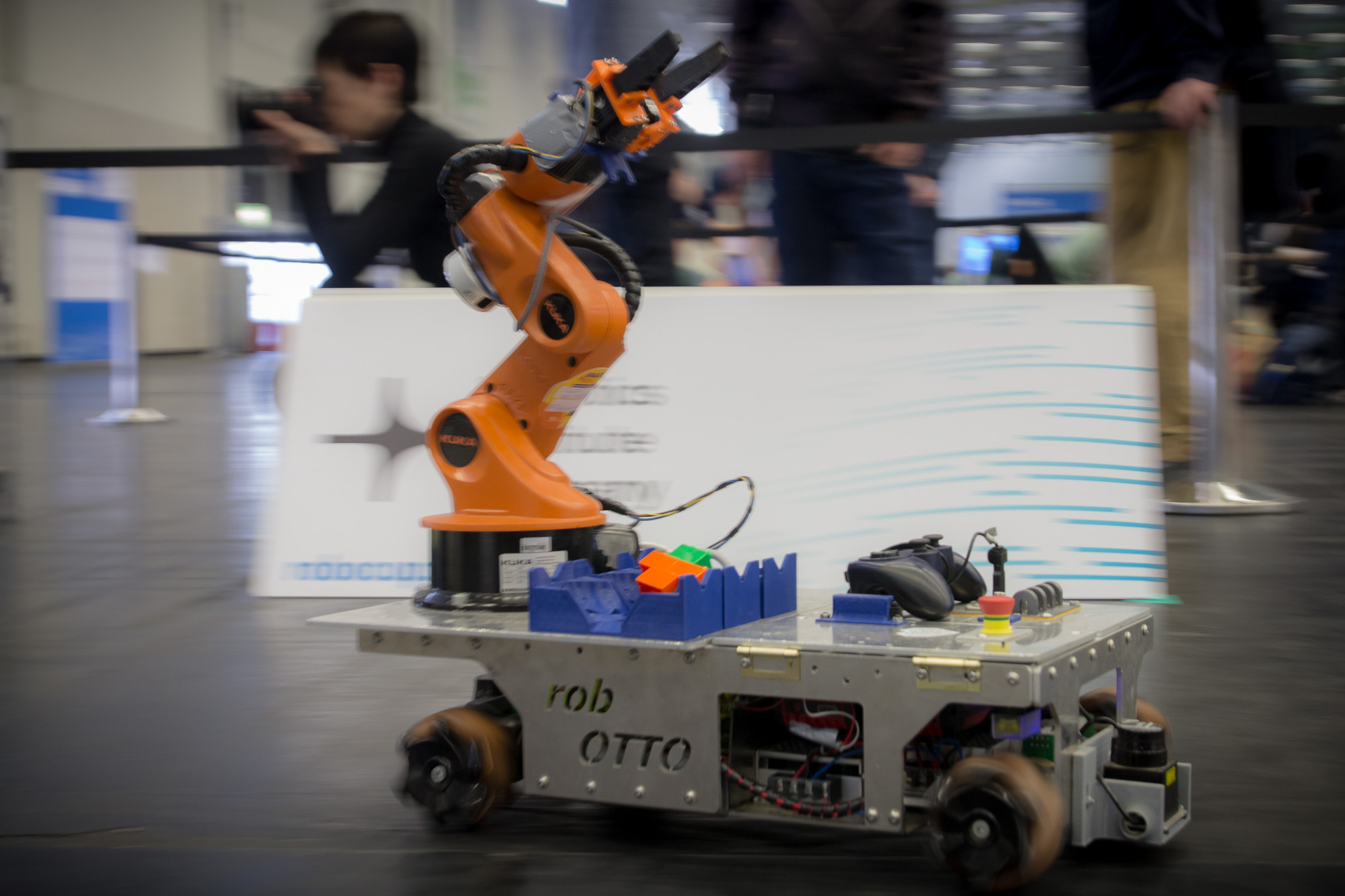 Roboter Euler in Fahrt